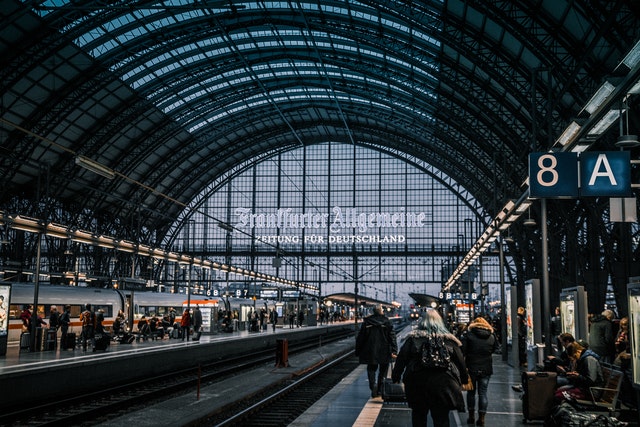 rail travel in Germany for virtual study abroad